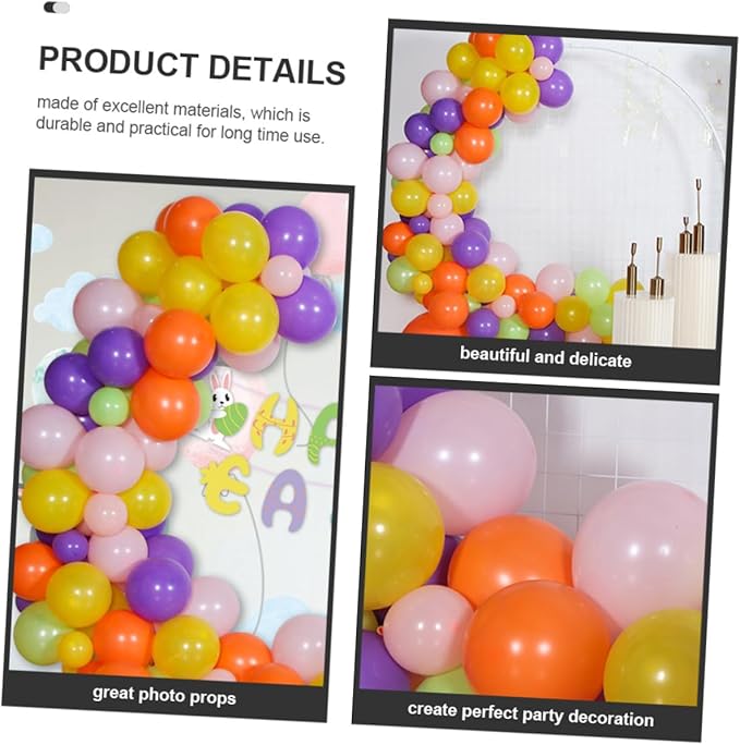 Easter Party Decorations Balloon Set with Banner Pendant and Hanging