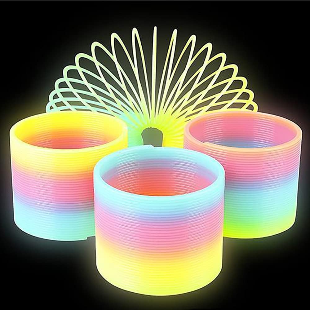 The Dreidel Company Plastic Coil Spring, Glow-in-The-Dark Magic