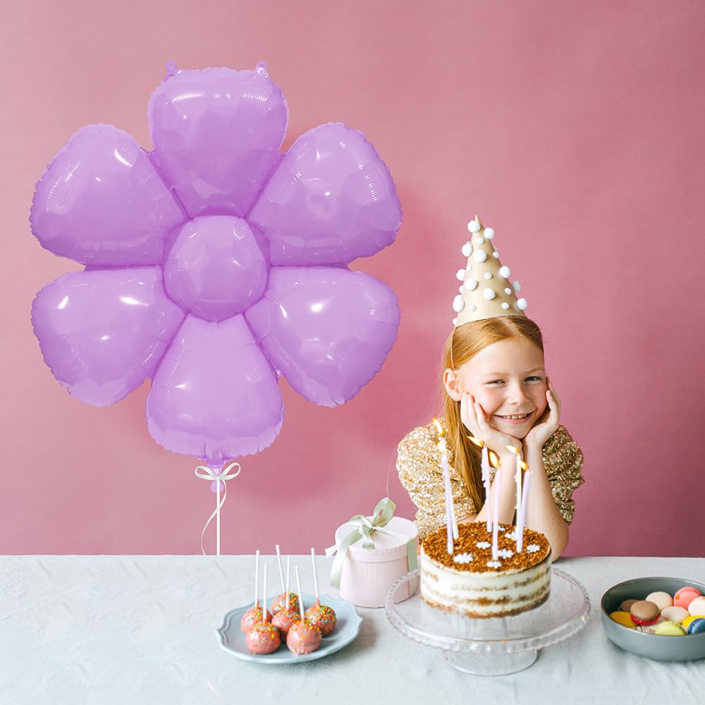 Flotable Daisy Flower Balloon Pastel Macaron Daisies Party Supplies