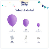 HOUSE OF PARTY Purple Balloons Arch Kit | Light Purple Balloon