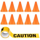 11 Pcs Construction Birthday Party Decorations Set with Mini Traffic