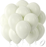 Bezente Beige Balloons Latex Party Balloons - 100 Pack 12 inch Round
