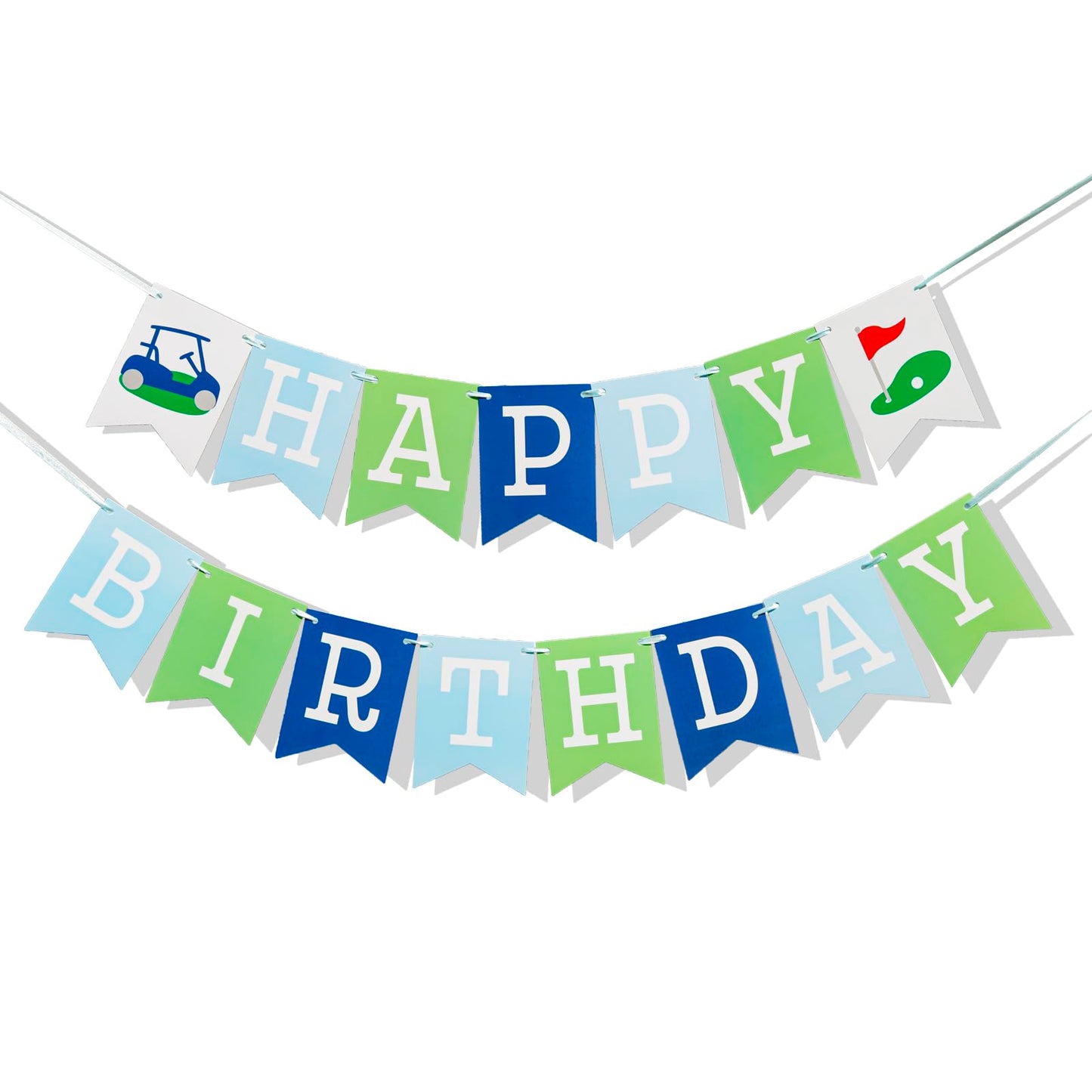 Golf Happy Birthday Banner - Happy Birthday Decorations, Golf Themed