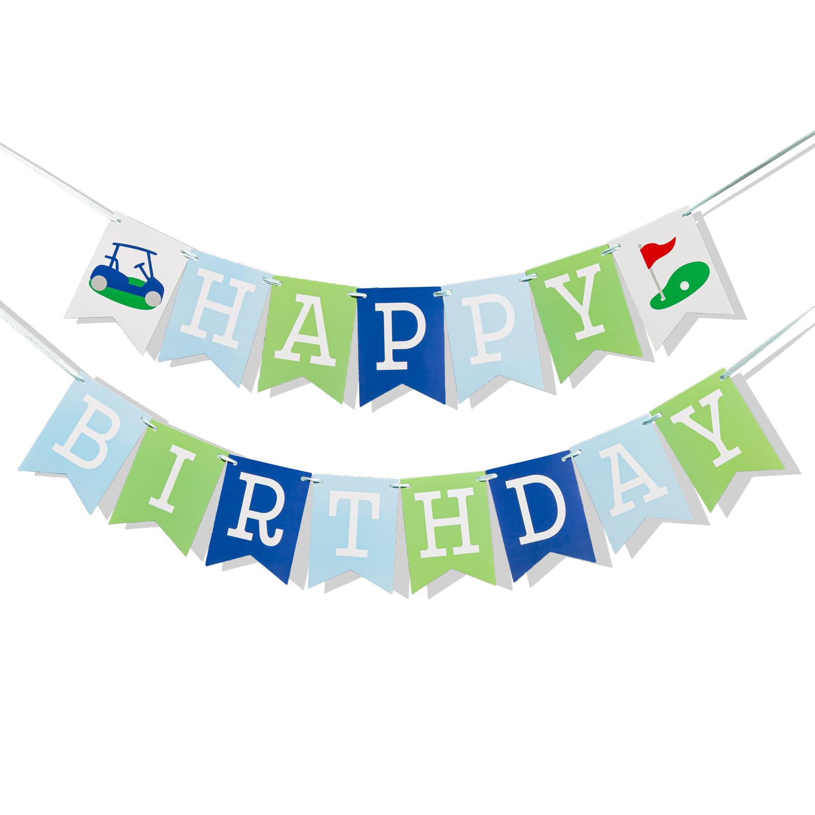 Golf Happy Birthday Banner - Happy Birthday Decorations, Golf Themed