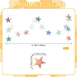 Iridescent Happy Birthday Banner Iridescent Birthday Decoration Shiny