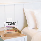 Funny Office Gifts for Coworkers, Boss Gifts, Answer Desk Rates