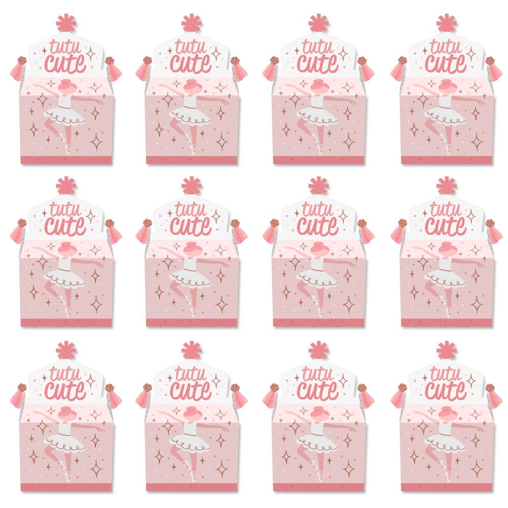 Big Dot of Happiness Tutu Cute Ballerina - Treat Box Party Favors -