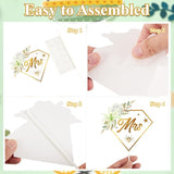 38 PCS Sage Green Wedding Photo Booth Props Bridal Shower Photo