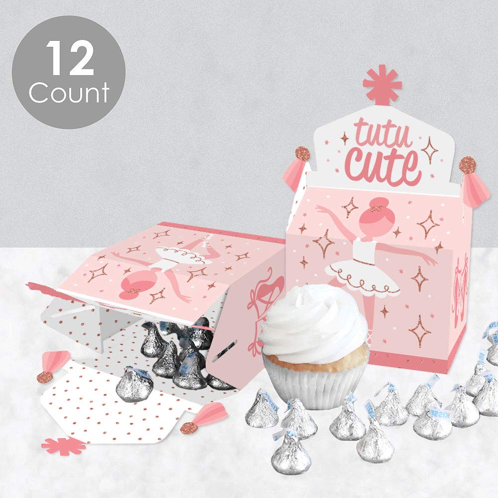 Big Dot of Happiness Tutu Cute Ballerina - Treat Box Party Favors -