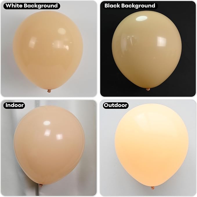 Retro Blush Pink Balloons, 60 Packs 12 Inch Dusty Pink Metallic