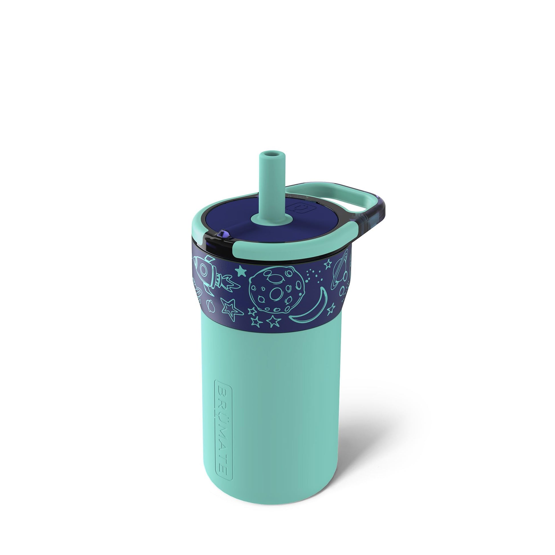 BrüMate Leap 12oz 100% Leakproof Kids Tumbler with Handle and Silicone