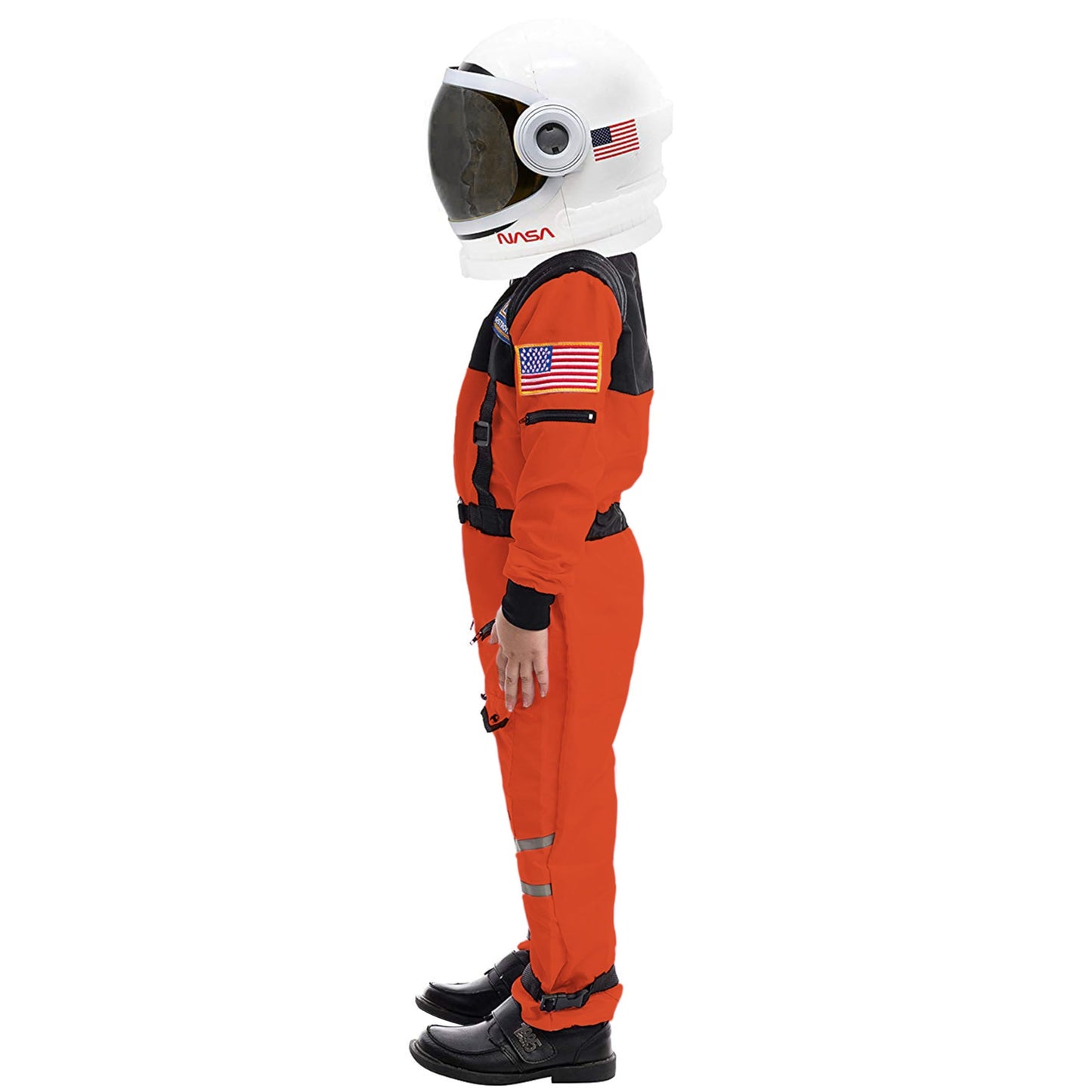 Spooktacular Creations Orange Astronaut Costume with Helmet, Space
