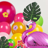 Summer Tropical Balloon Arch Kit Hot pink yellow orange Balloon Luau