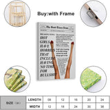Retro Trendy Newspapers Wall art Decor Bar Cart Feminist Wall Art New