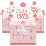 Big Dot of Happiness Tutu Cute Ballerina - Treat Box Party Favors -