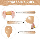 Rose Gold Balloons Garland Arch Kit 18 10 5 In Rose Gold Heart Foil