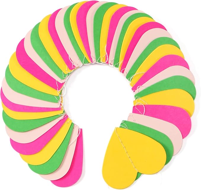 Hawaii Pool Party-Decorations Love-Heart Garland - 52Ft Tropical