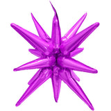 4D Magic Metallic Spike Explosion Balloon One-Piece 14-Pointed Star