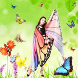 Halloween Butterfly Wings Costume for Womens Moth Wings Butterfly