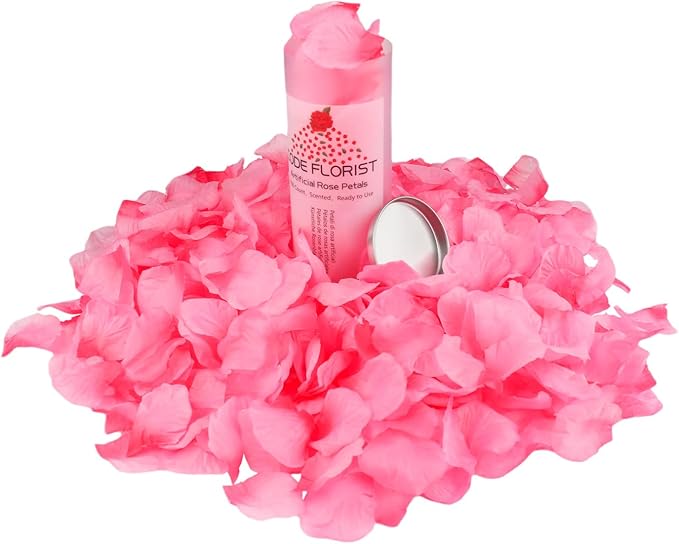 CODE FLORIST 1500 PCS Silk Rose Petals for Valentine's Day,Fake Rose #