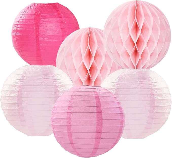 Rose Hot Pink Valentines Day Party Decorations Streamers 14pc Girl