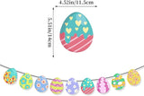 Easter Party Decorations Happy Easter Banner Set Egg Bunny Hanging