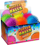 Bedwina Puffer Balls (Pack of 12) - Squishy Balls for Kids Neon Party