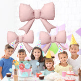 8Pcs Pink Bow Big Balloon Bow Theme Party Decoration Balloon for Women