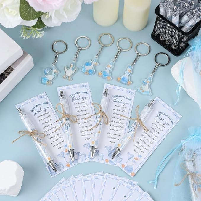 145 Pieces Silly Goose Baby Shower Favors for Guest Goose Ballpoint