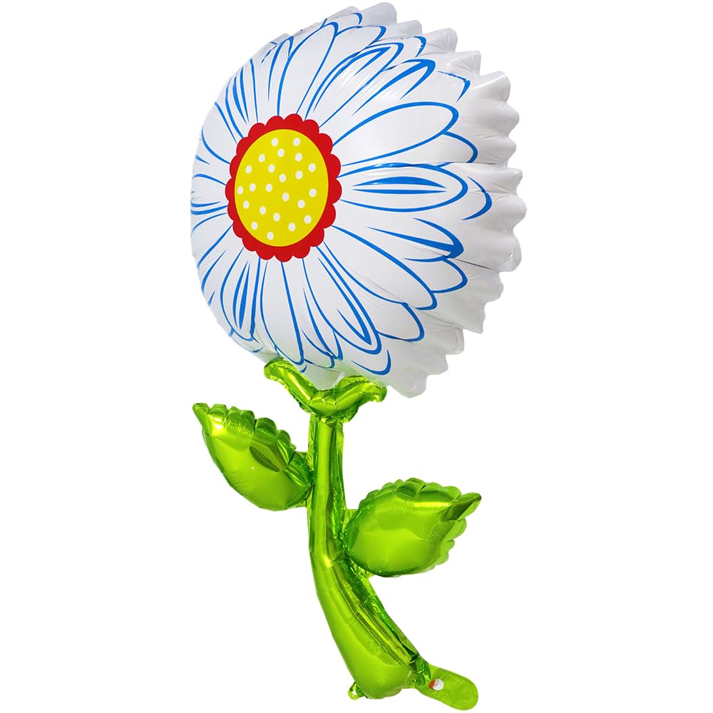 Cute 3D Daisy Flower Balloon Wedding Garland Groovy Boho Daisy Party