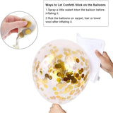Green and Gold Balloons, 67Pcs 12 inch Metallic Green Gold Confetti