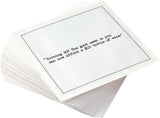 Five Star Funny 30th Birthday Quotes | White Cotton Cocktail Napkins