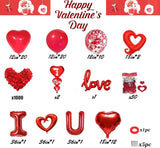 1126pcs Valentines Day Balloon Kit I Love You Balloons Red Heart