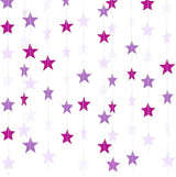 Glitter Star Garland Banner 2026 Graduation Decor 130 Feet Star