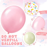 Civaner 48 Pieces Pastel Balloons Bulk 12 Inch Macaron Rainbow