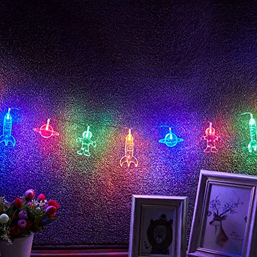AceList Planet Astronaut String Lights, 20 LED USB Powered