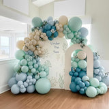 163Pcs Under The Sea Balloon Garland Arch Kit Ocean Theme Party