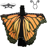 Halloween Butterfly Wings Costume for Womens Moth Wings Butterfly