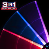 2 Pack Light up Sword Saber with FX Sounds (Motion-Sensitive) and