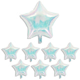 KatchOn, Transparent Iridescent Star Balloons - Big 19 Inch, Pack of 8