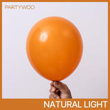 PartyWoo Burnt Orange Balloons 100pcs 12 Inch Terracotta Rust Fall