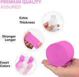 6 Crepe Paper Streamer Rolls, 492ft Pack of 6 Pink & White Streamers