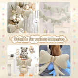 4pcs Jumbo Oversized Ribbon Balloons Coquette Bow Balloons Bow Pa Maca