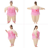 Poptrend Inflatable Ballet Costumes for Kids Funny Halloween Blow up