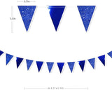 30 Ft Royal Blue Party Decorations Navy Blue Metallic Glitter Paper