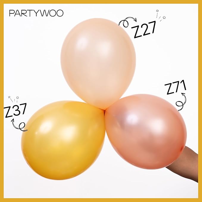 PartyWoo Purple Green Gold Balloons 50 pcs 12 Inch Dark Purple Dark