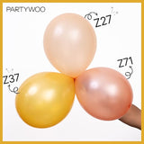 PartyWoo Purple Green Gold Balloons 50 pcs 12 Inch Dark Purple Dark