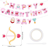 Happy Galentine's Day Banner Pink Galentine’s Day Garlands