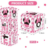 Pink Mouse 1st Birthday Party Supplies Pink Balloon Box with Letters