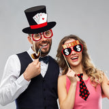 Casino Theme Party Decorations Tumwisk 30PCS Las Vegas Photo Booth